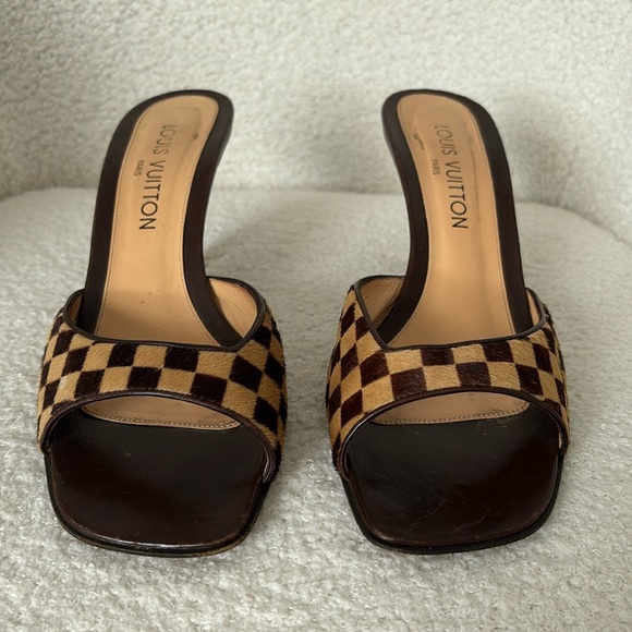 Louis Vuitton Kitten Heeled Sandals size 40 - Picture 1 of 5